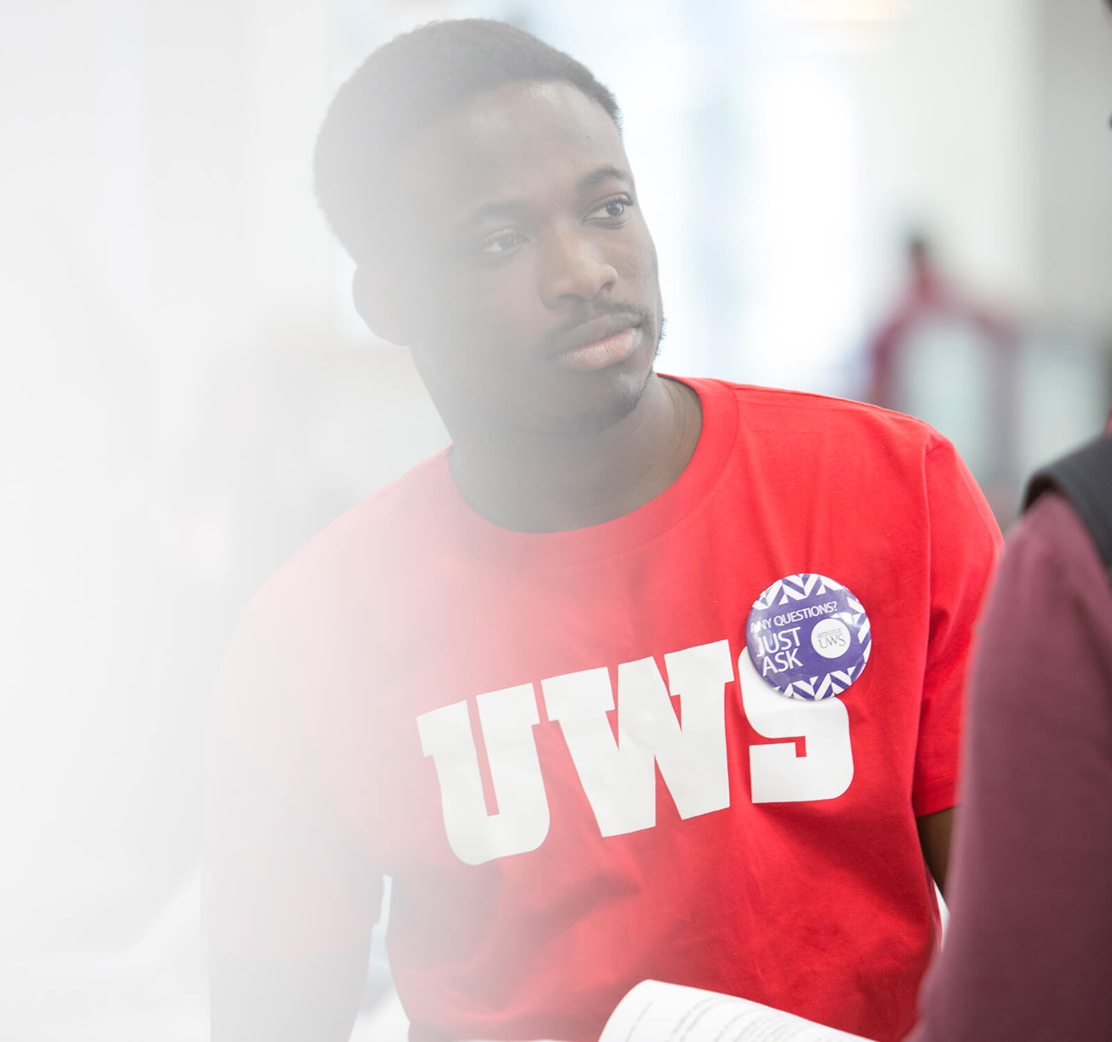 UWS Student at Meet & Greet for International Students | University of the West of Scotland