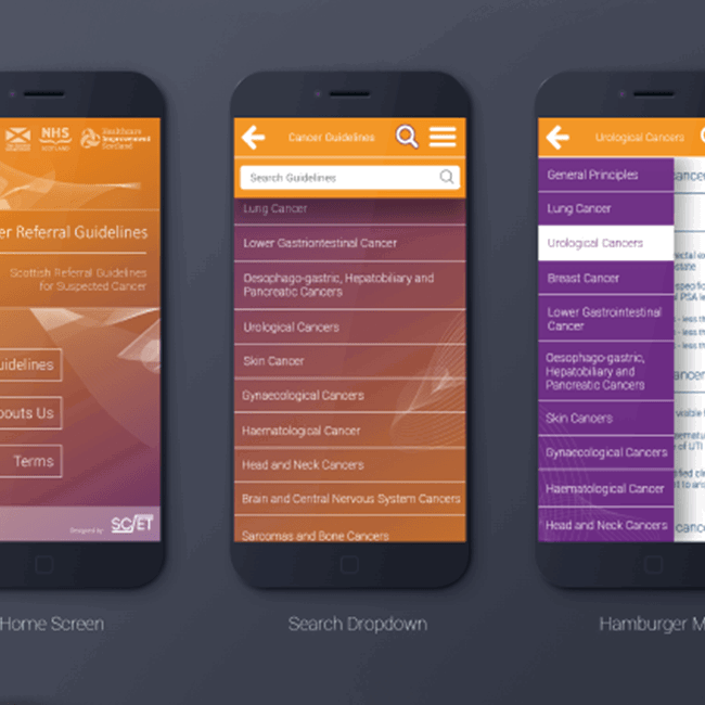 Palliative care, Diabetes Monitoring & Cancer Care App for NHS Scotland | UWS