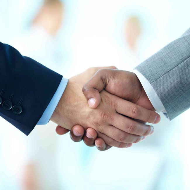 a handshake