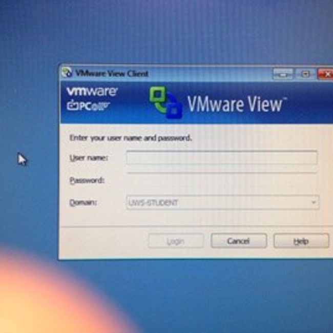 UWS Logging In To A Thin Client Image | UWS | University of the West of Scotland