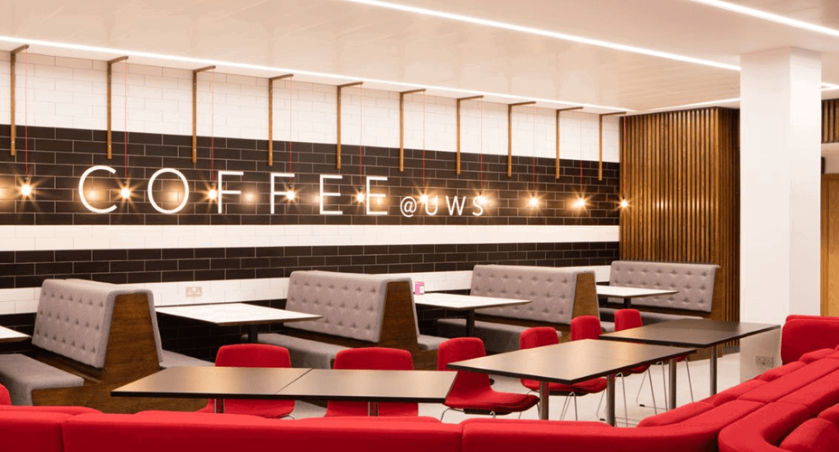 Coffee Catering Facilities at Campus Life | UWS | University of the West of Scotland