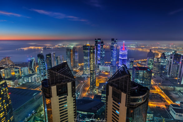 Qatar Doha Skyline | University of the West of Scotland Qatar Student Links