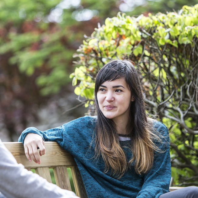 UWS Students Discussing Sustainability Research Theme | University of the West of Scotland