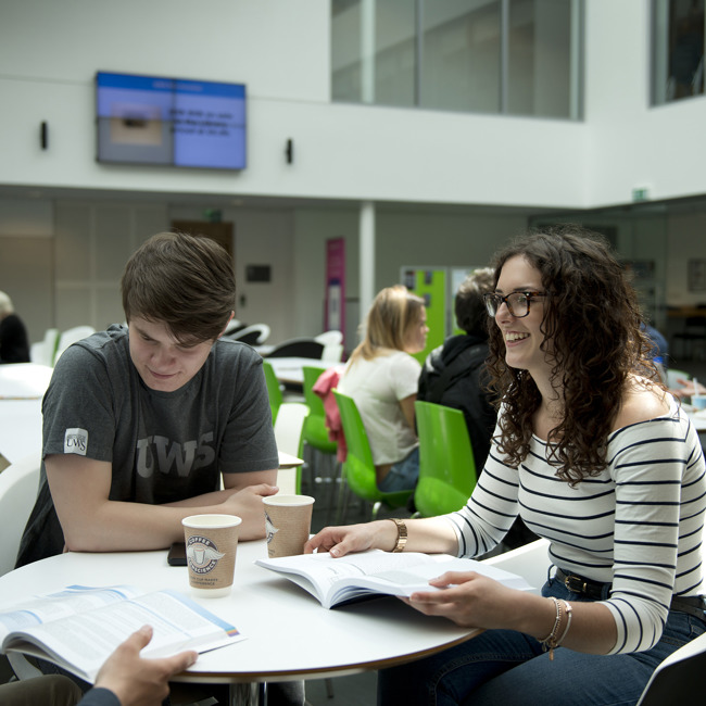 UWS Undergraduate students studying at Ayr Campus