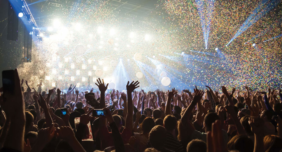 Events Management | Stage scene with large crowd