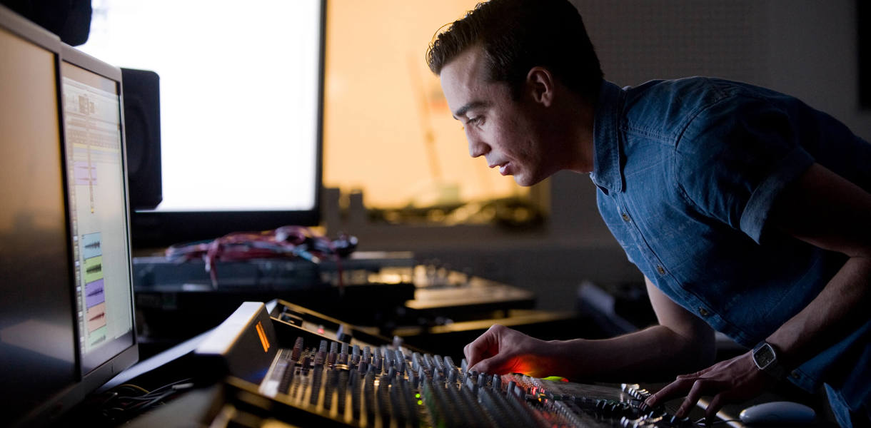Undergraduate Commercial Sound Production Student | Why UWS | University of the West of Scotland