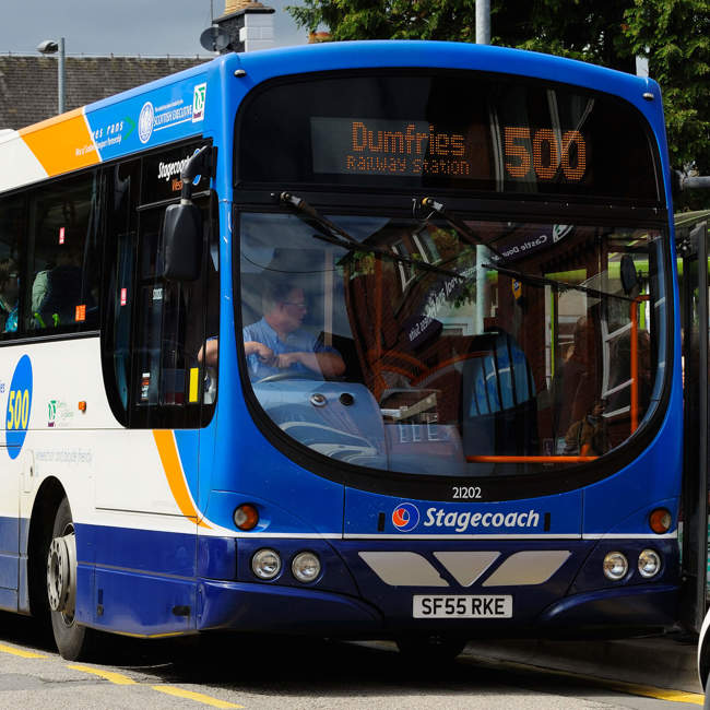 Dumfries Campus Bus | Public Transport at Dumfries UWS | University of the West of Scotland