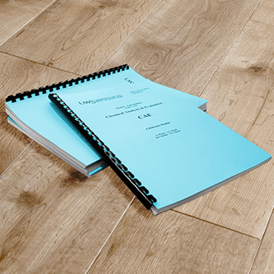 UWS Spiral Binding Example | IT Printing Services | University of the West of Scotland