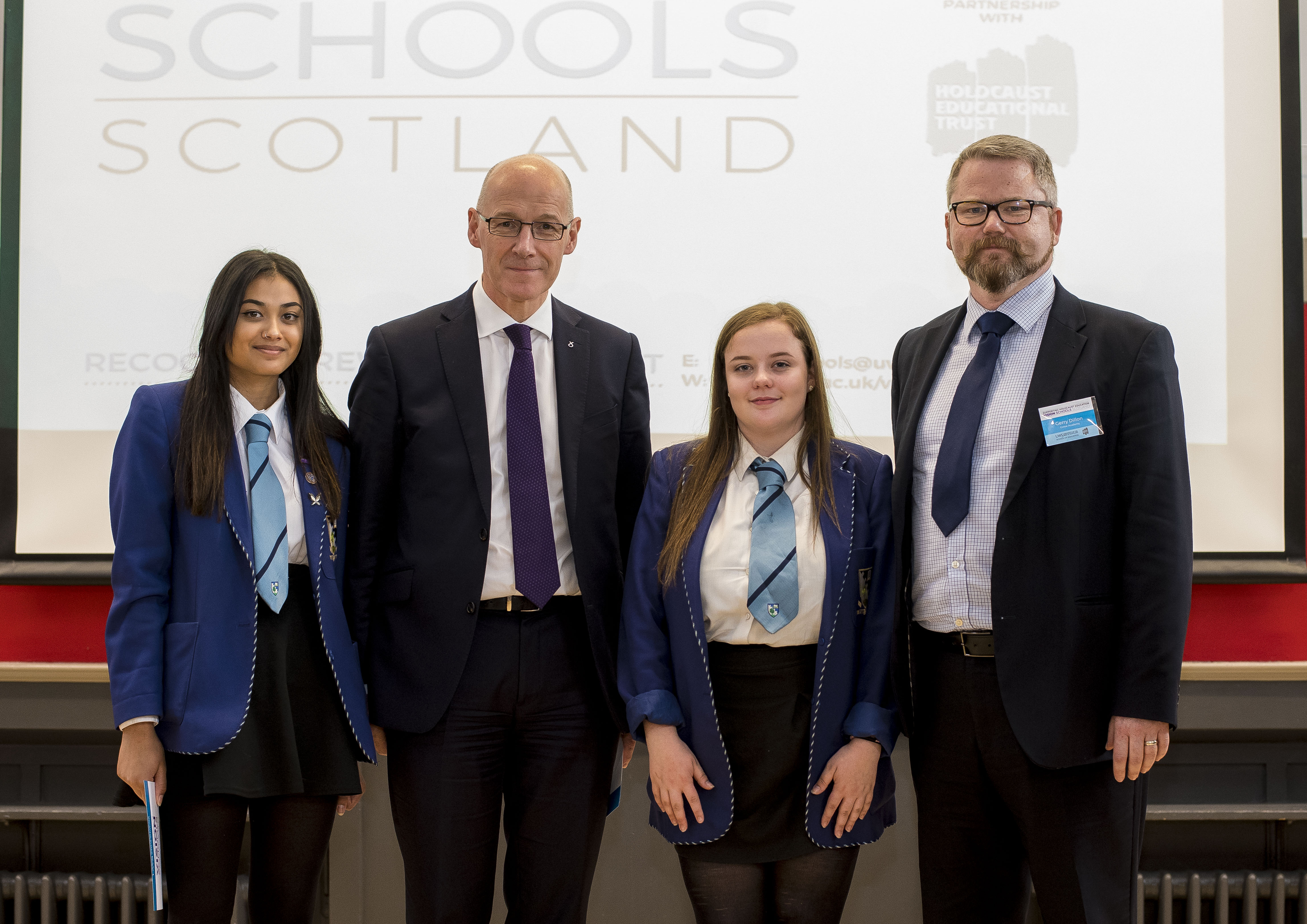 Grove Academy Holocaust Education Group Picture | UWS Research | University of the West of Scotland