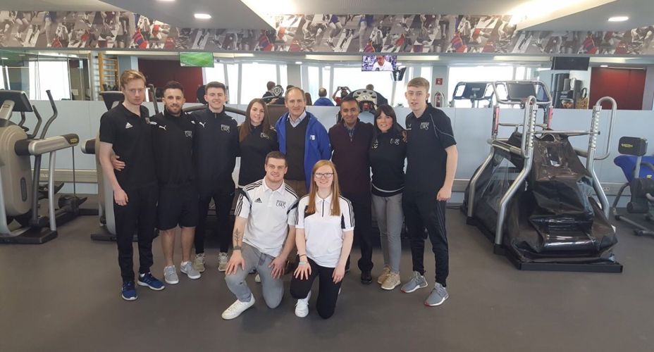 Group of students with Lecturer staff