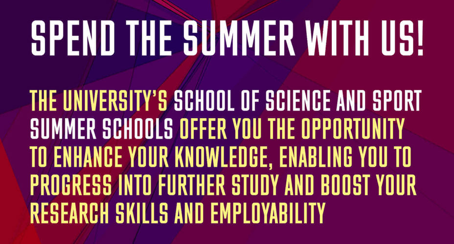 School of Science Summer School flyer image