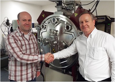 Thin Films Sensors & Imaging Colleagues Shaking Hands | UWS | University of the West of Scotland