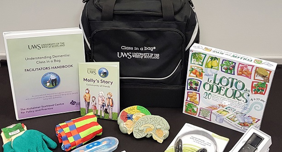 Understanding Dementia: Class in a Bag | UWS Research Area | University of the West of Scotland