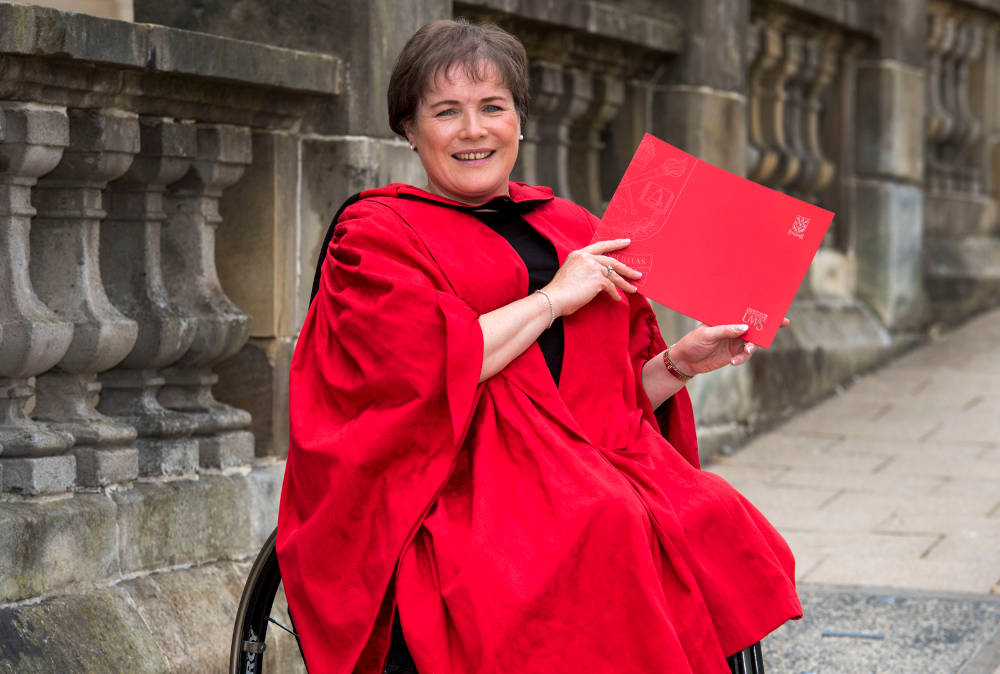 Paralympian Aileen Neilson recieves Honorary Doctorate