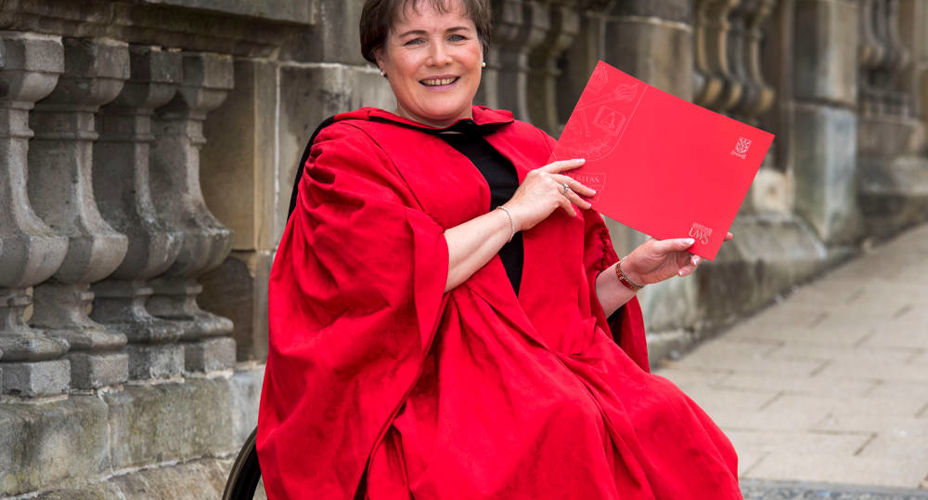 Paralympian Aileen Neilson recieves Honorary Doctorate