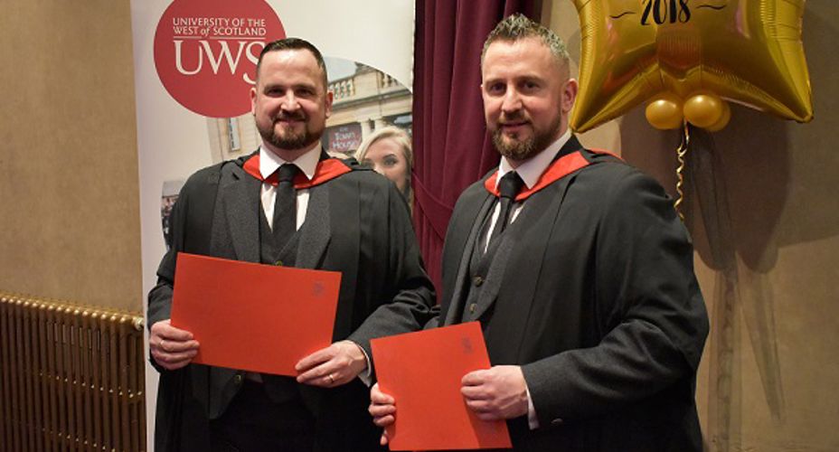 ross-and-craig-paterson-MBA with graduation certificates
