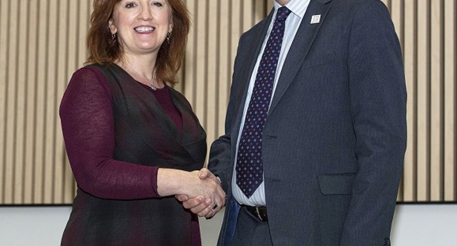 Shona McCarthy and Prof. Craig Mahoney