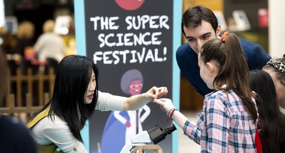 Visitors at Science Festival