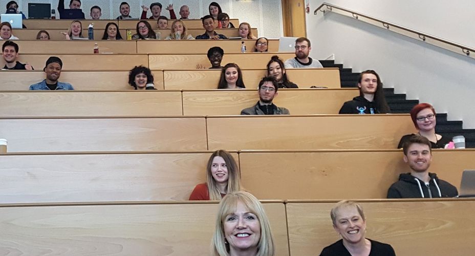 Students in a Lecture theatre
