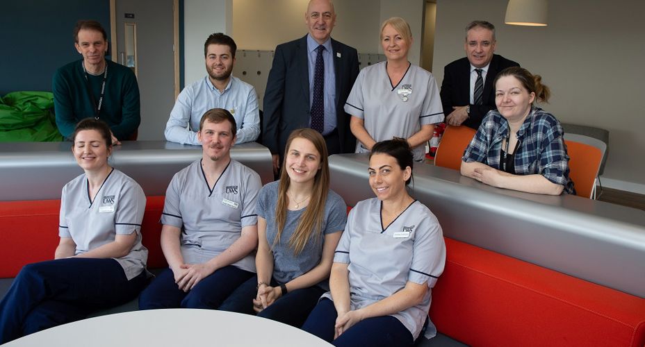 UWS Staff and Students with Richard Lochhead and Prof Mahoney
