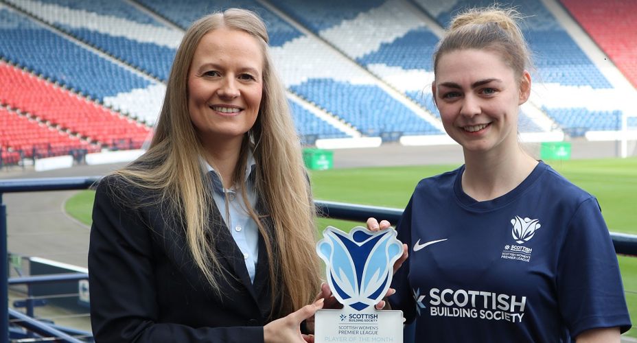 Chloe Docherty SWPL Player of the Month.