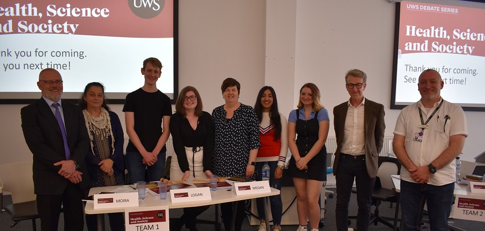 UWS staff and Students at Debate series event