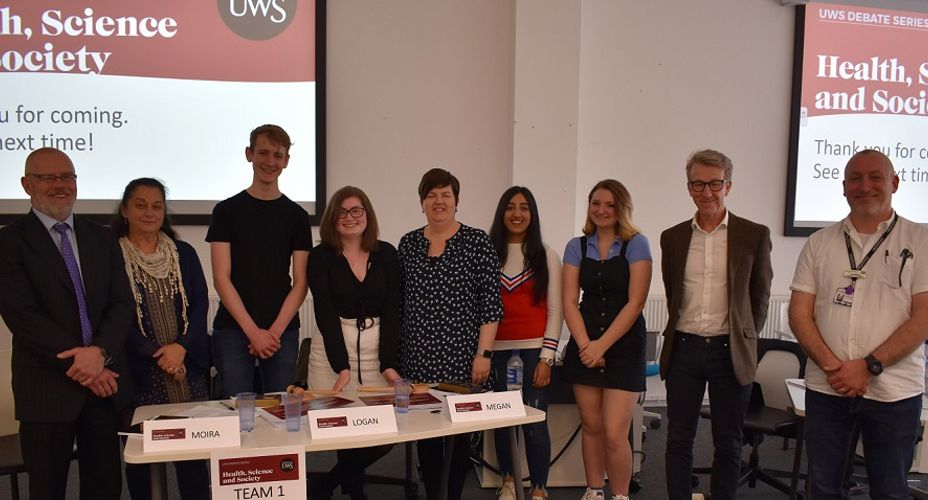 UWS staff and Students at Debate series event