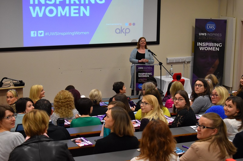 Inspiring Women  attendees in Lecture theatre