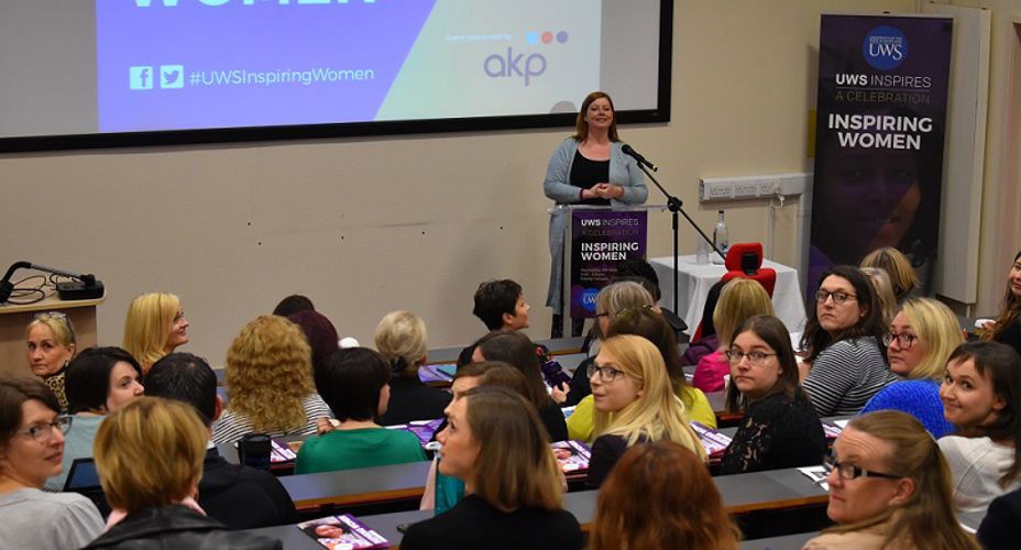 Inspiring Women attendees in Lecture theatre