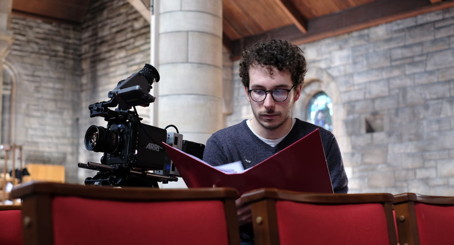 Harvey Gardner | Student with TV camera