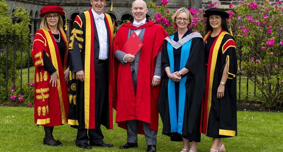 Senior Staff at Graduation ceremony