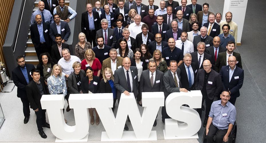 KTP Launch event group shot of UWS staff and visitors