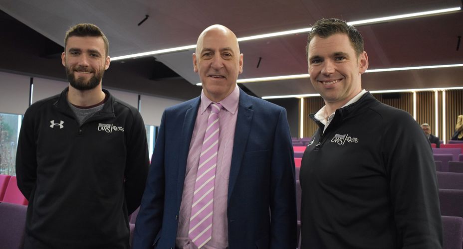Image of BUCS chair, Professor Craig Mahoney and UWS staff