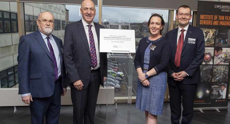 Prof Des Gibson, Prof Craig Mahoney, Prof Sheila Rowan, Prof Milan Radosavljevic