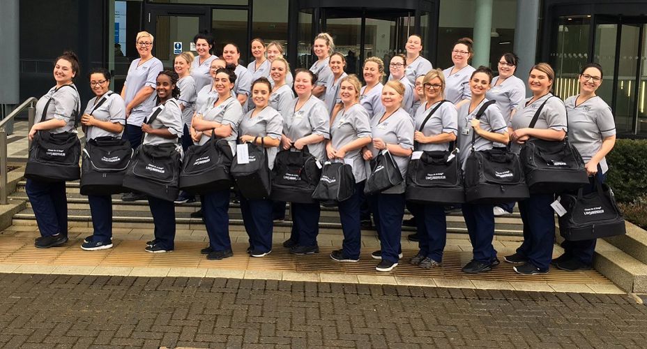 UWS Student Nurses holding Class in a Bag