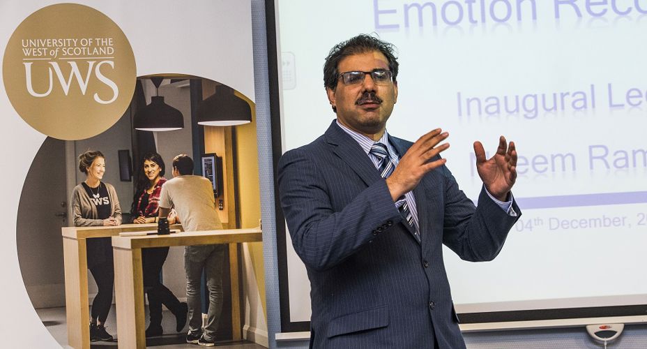 UWS staff delivering Lecture
