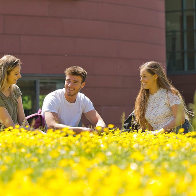 Students at UWS Dumfries Campus