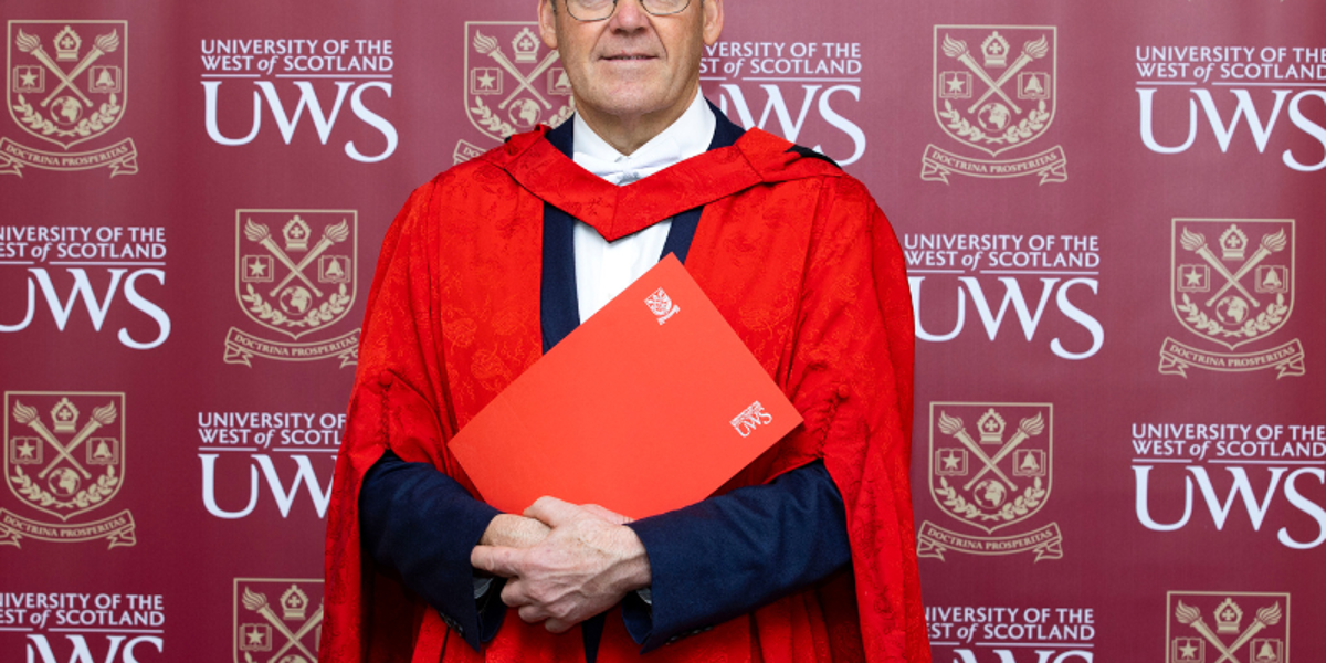 Paisley family business chief celebrated at UWS graduation