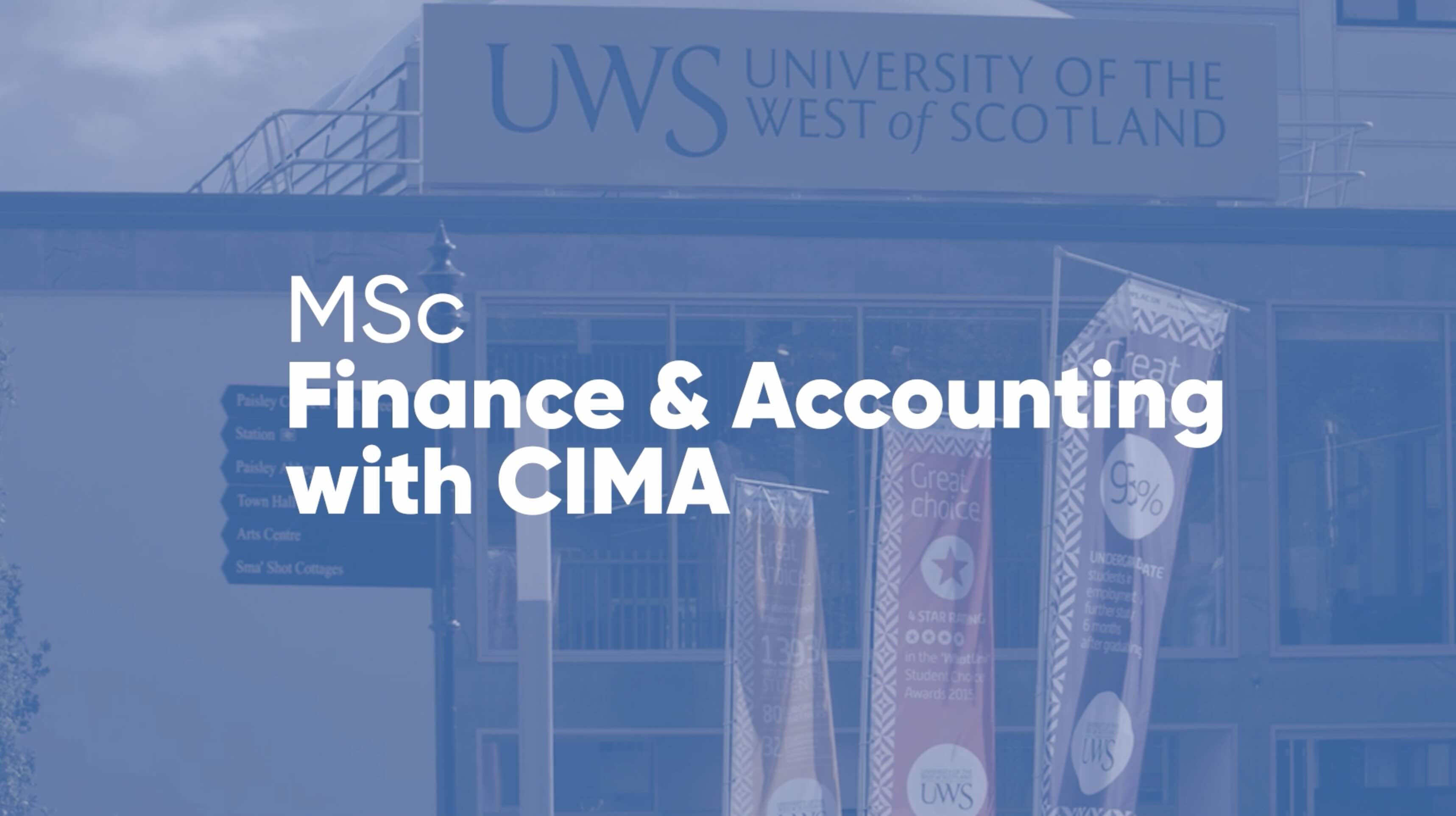 MSc Finance & Accounting with CIMA