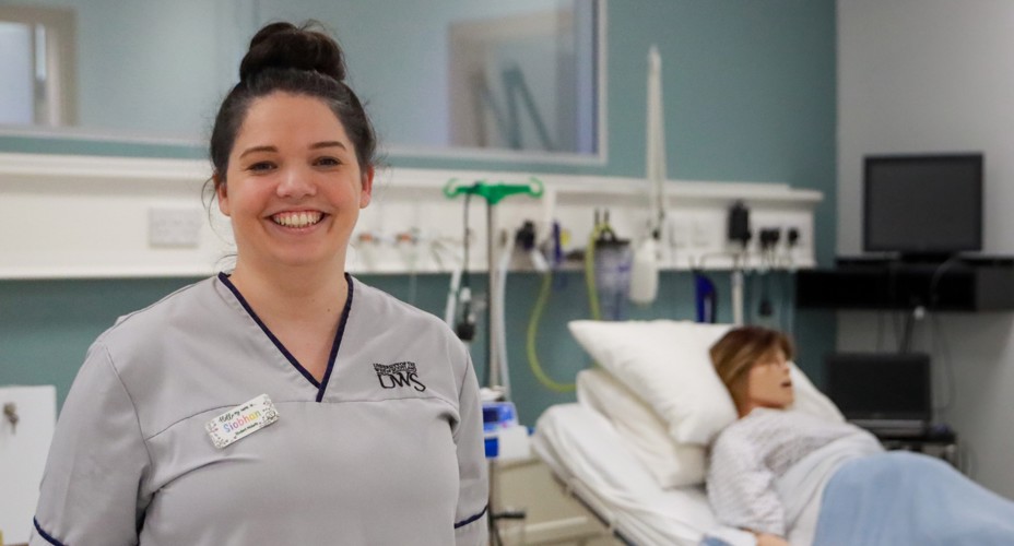 UWS midwifery student